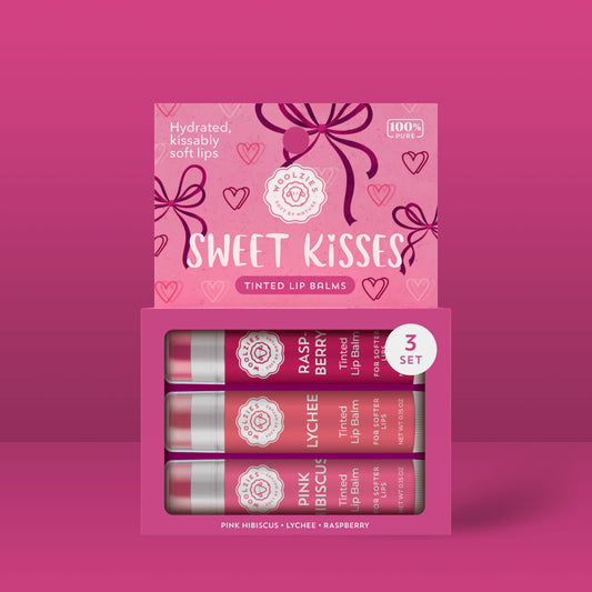 Sweet Kisses Tinted Lip Balm – Set of 3