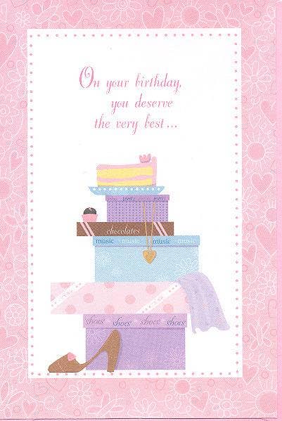 DICKENS INC. - Birthday Feminine | GRTC | MH | 21231K DICKENS INC.