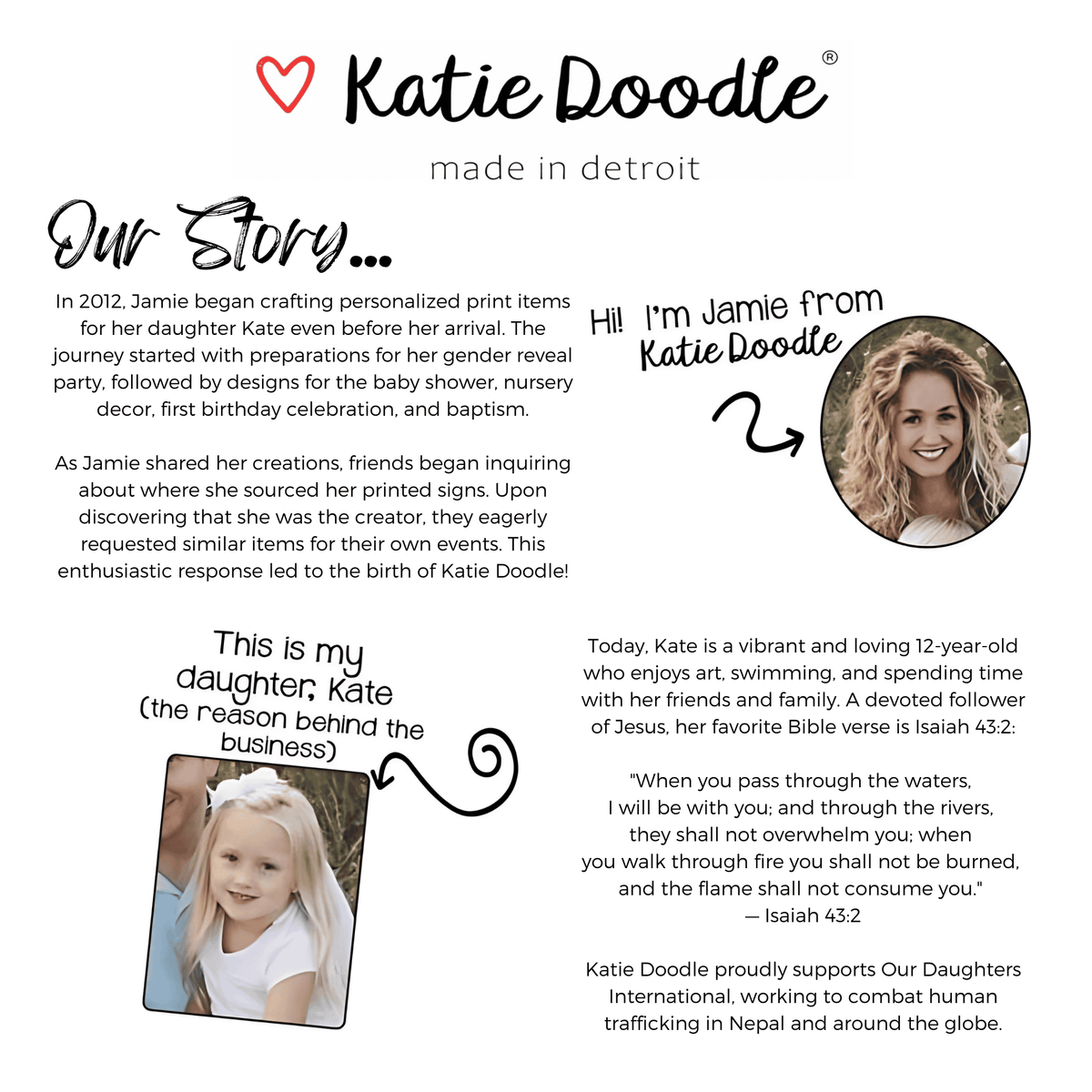 Katie Doodle | Vintage Greeting Cards, Unique Birthday Gifts - Baby Shower Cards | Funny Greeting Cards with Display Stand Katie Doodle | Vintage Greeting Cards, Unique Birthday Gifts