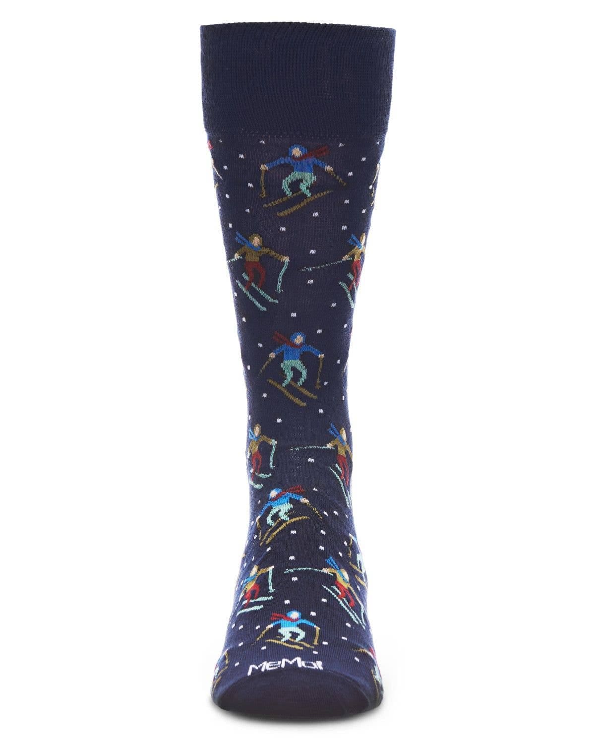Classics International Inc. - Skiers Bamboo Blend Men's Crew Sock: 10 13 / Navy Blazer Infinity Classics International Inc.