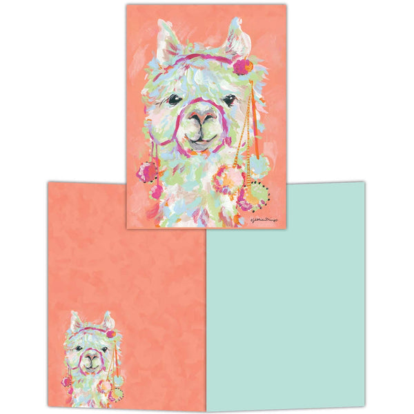 Crown Point Graphics - Llama Love - Boxed Note Cards Crown Point Graphics