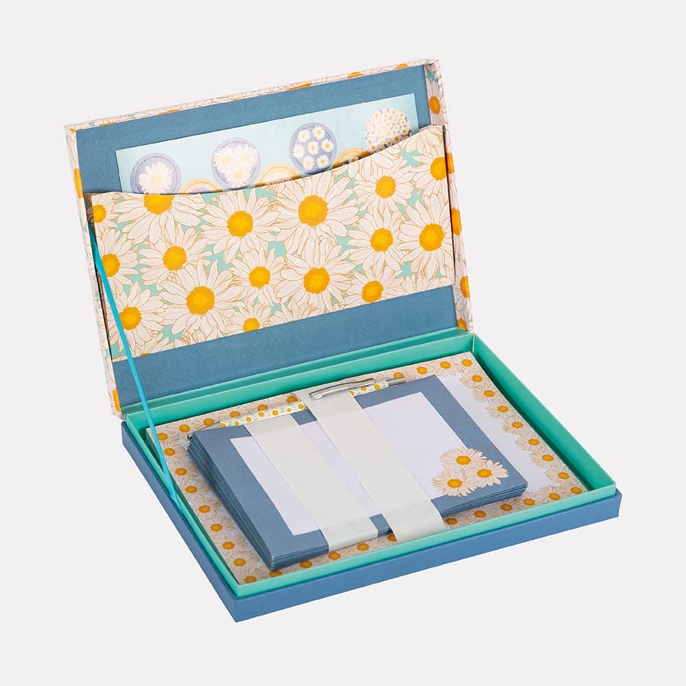 The Gifted Stationery Company - Writing Set - Hazy Daisies The Gifted Stationery Company