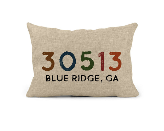Simsbury  City Rectangle Pillow
