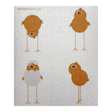 SWEDEdishcloths - Swedish Dishcloth Funny Chickens SWEDEdishcloths