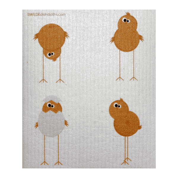 SWEDEdishcloths - Swedish Dishcloth Funny Chickens SWEDEdishcloths