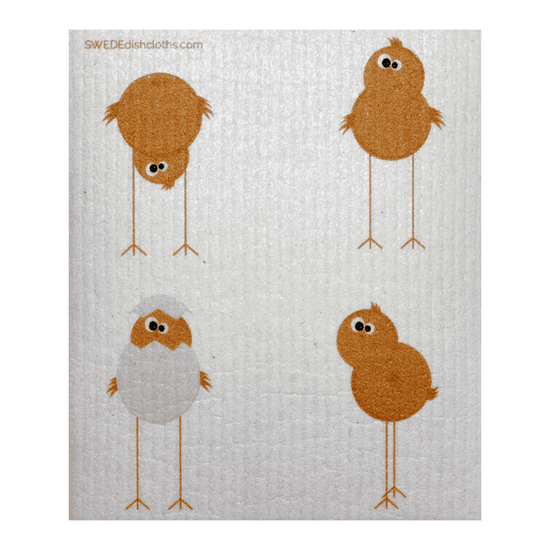 SWEDEdishcloths - Swedish Dishcloth Funny Chickens SWEDEdishcloths