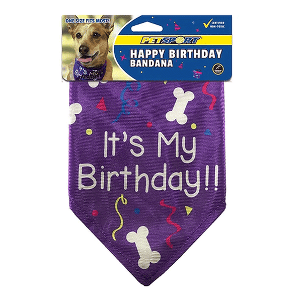 Pet PETSPORT Happy Birthday Bandana King Wholesale Pet Supplies