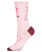 - Gemini Zodiac Sign Crew Sock: 9-11 / Pink Icing - Kindred & Crew