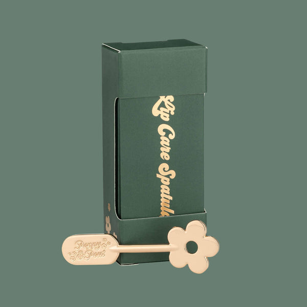 Poppy & Pout - Lip Care Spatula, Gold Daisy Poppy & Pout
