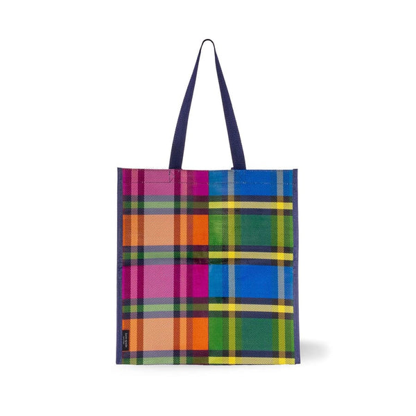 Kate Spade  Reusable Tote Bag, Grand Plaid Duo Kate Spade