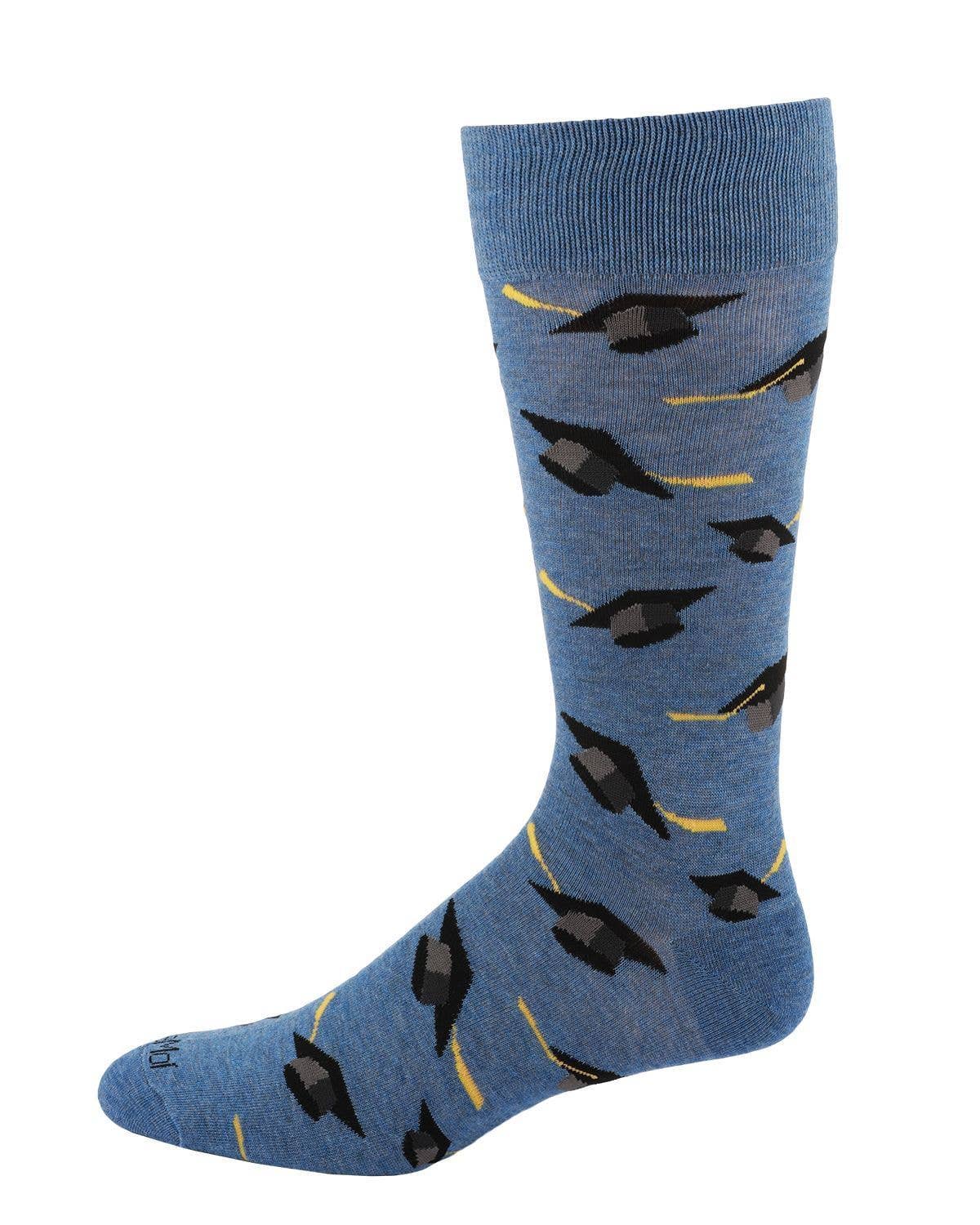 Infinity Classics International Inc. - MeMoi Graduation Cap Mens Bamboo Crew Sock Infinity Classics International Inc.