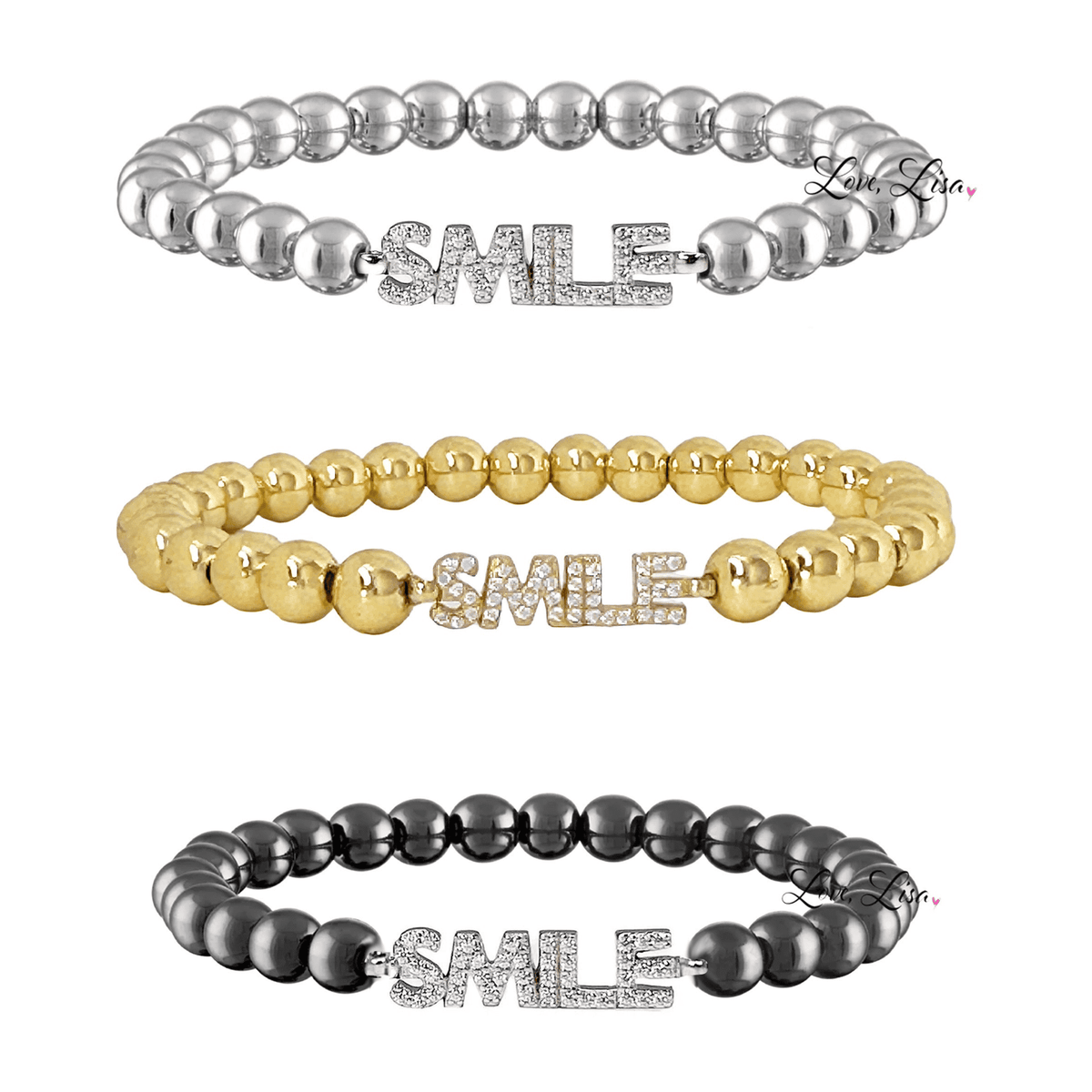 Love, Lisa - Penny Collection of Saying Bracelets Love, Lisa