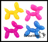 Curious Minds Toys - 1 Mini Balloon Dog Stretchy Toy - Cute Squishy Sensory Fidg Curious Minds Toys