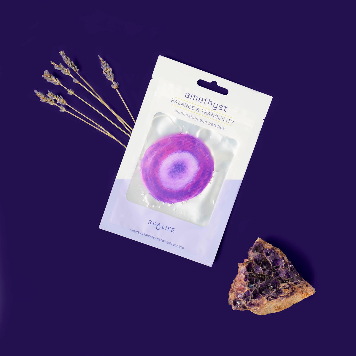 My Spa Life - Illuminating Eye Patches - 4 Pairs - Amethyst Inspired My Spa Life