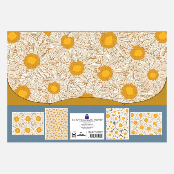 The Gifted Stationery Company - Notecard Collection - Hazy Daisies The Gifted Stationery Company