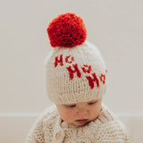 Huggalugs - Ho Ho Ho! Hand Knit Beanie Hat (2-6 years) Huggalugs