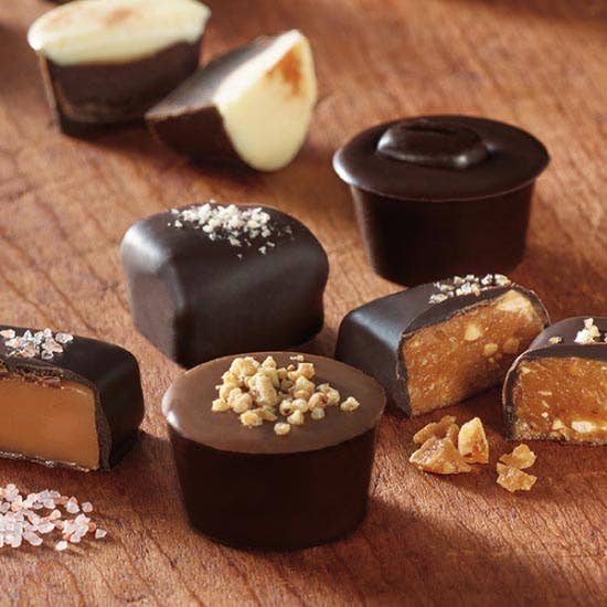 Harbor Sweets Chocolates - Salt & Ayre Chocolates 4 pcs Salt Assortment - 1 2/3 oz