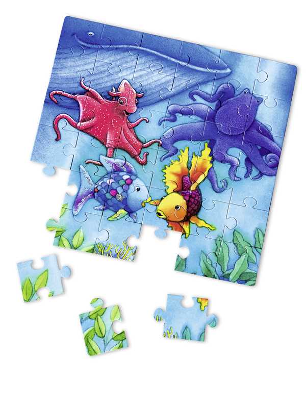 Simon & Schuster - Rainbow Fish Puzzle Box by Marcus Pfister Simon & Schuster