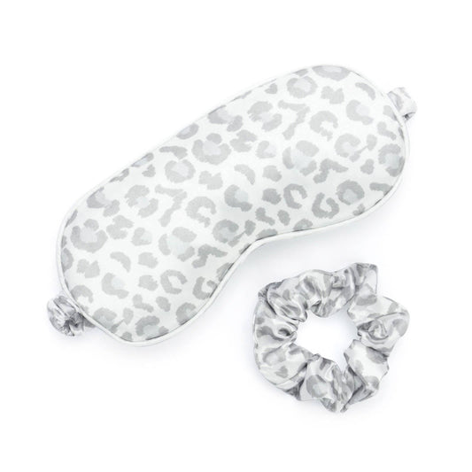 DM Merchandising - Lemon Lavender Silky Eye Mask & Scrunchie Set Open Stock DM Merchandising