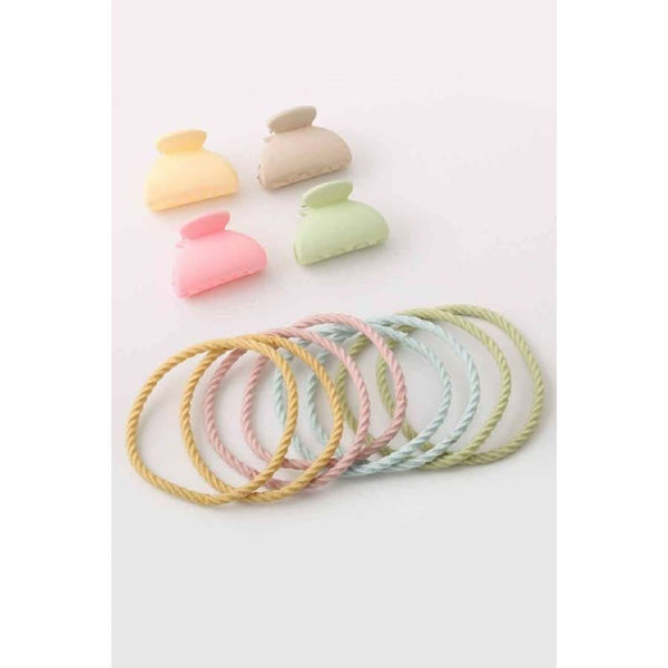 Mini Clip Twist Hair Elastic Set Love and Repeat