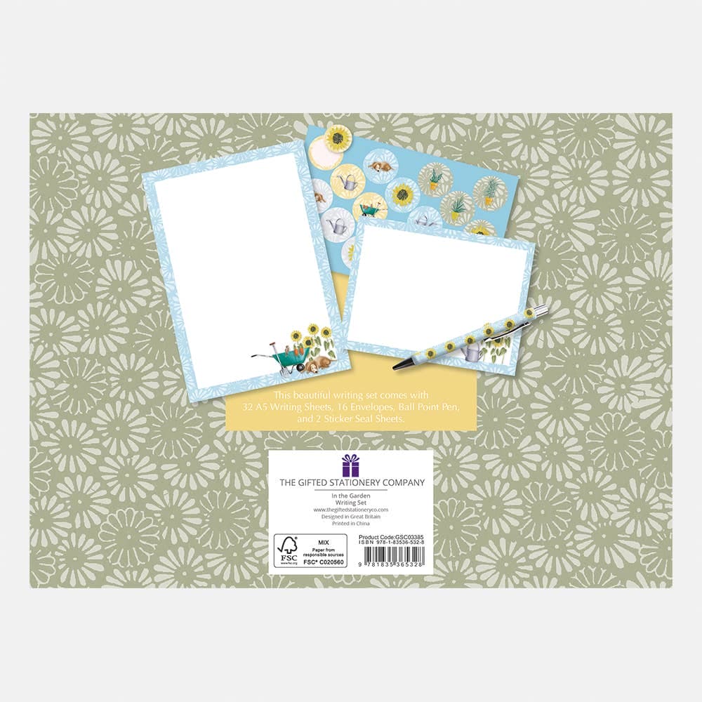 The Gifted Stationery Company - Writing Set - In the Garden The Gifted Stationery Company