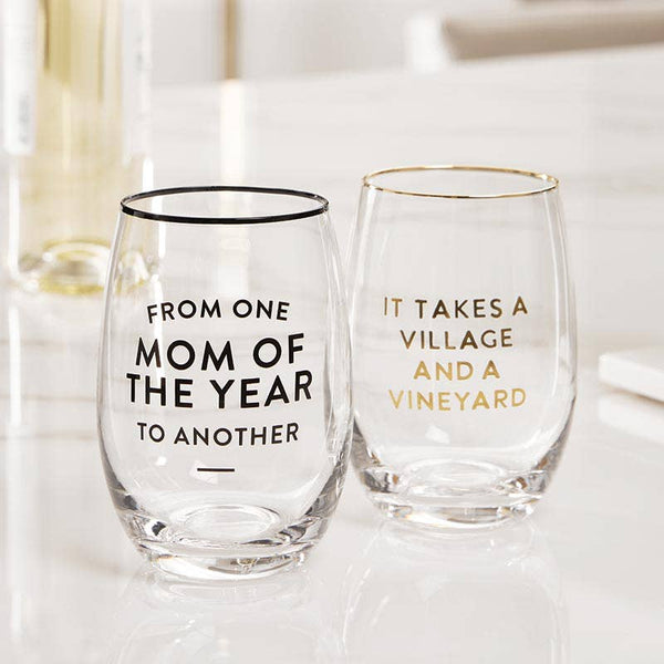 - Wine Glass - It Takes a Village Santa Barbara Design Studio by Creative Brands