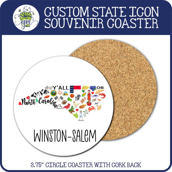 Connecticut Souvenir Gift Coaster Giftable Memories
