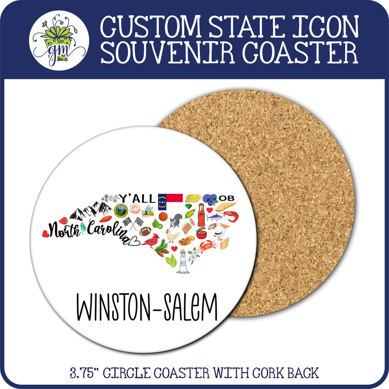Connecticut Souvenir Gift Coaster Giftable Memories