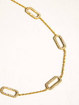 Womens 18K Gold Non-Tarnish Dainty Chain Necklace