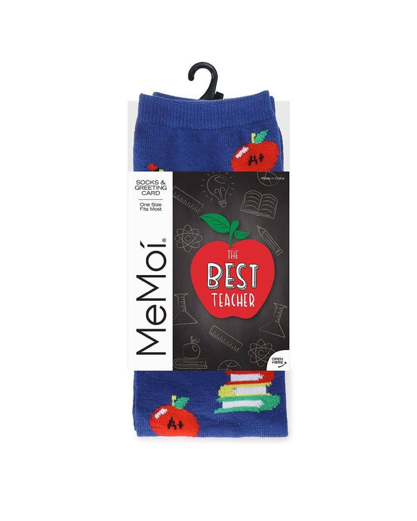 Infinity Classics International Inc. - Women's If Teachers Were Apples Greeting Card Socks Infinity Classics International Inc.