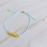 Satin String Mama Bracelet