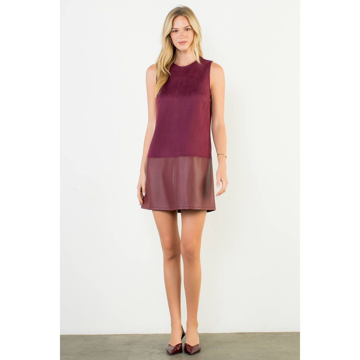 Sleeveless Stretch Knit Dress