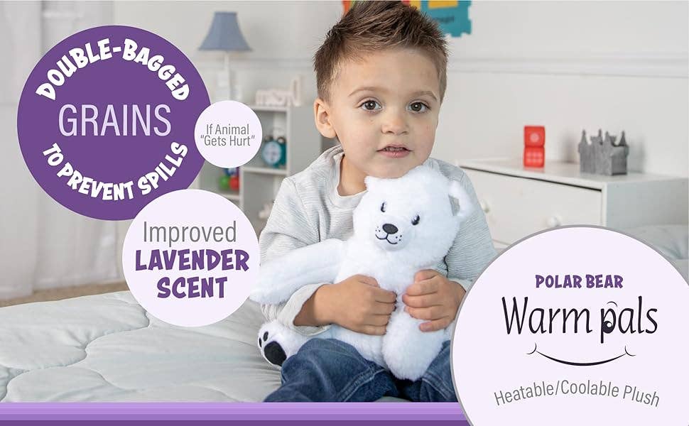 1i4 Group - Perry Polar Bear Warm Pal 1i4 Group