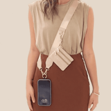 Save The Girls - Clip & Go Phone Lanyard with Wallet - Neutral Collection Save The Girls