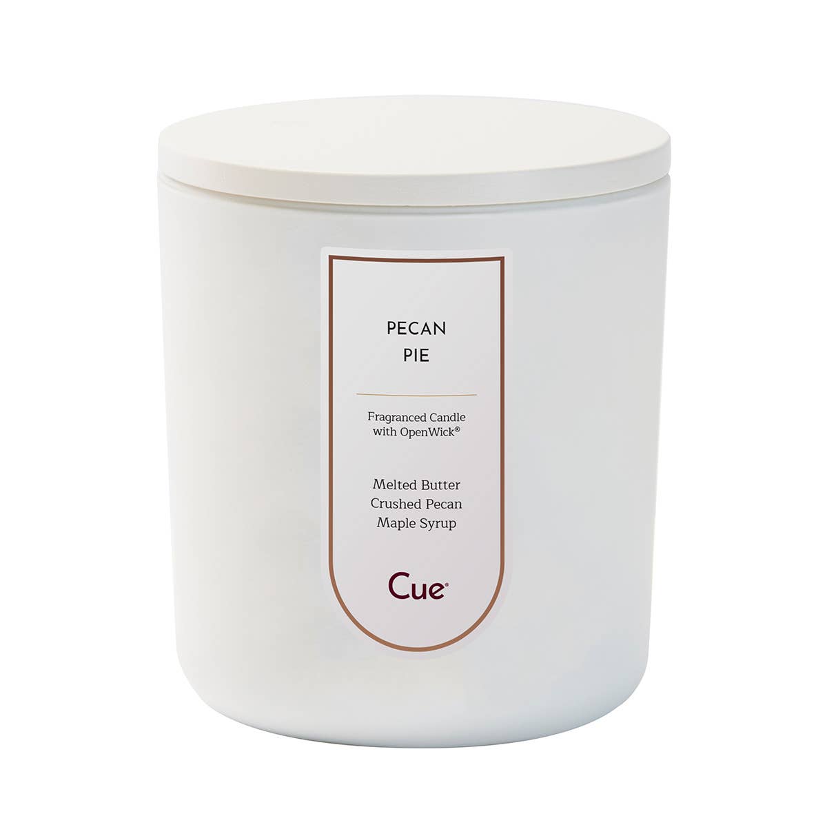Pecan Pie Candle: White 7.5oz