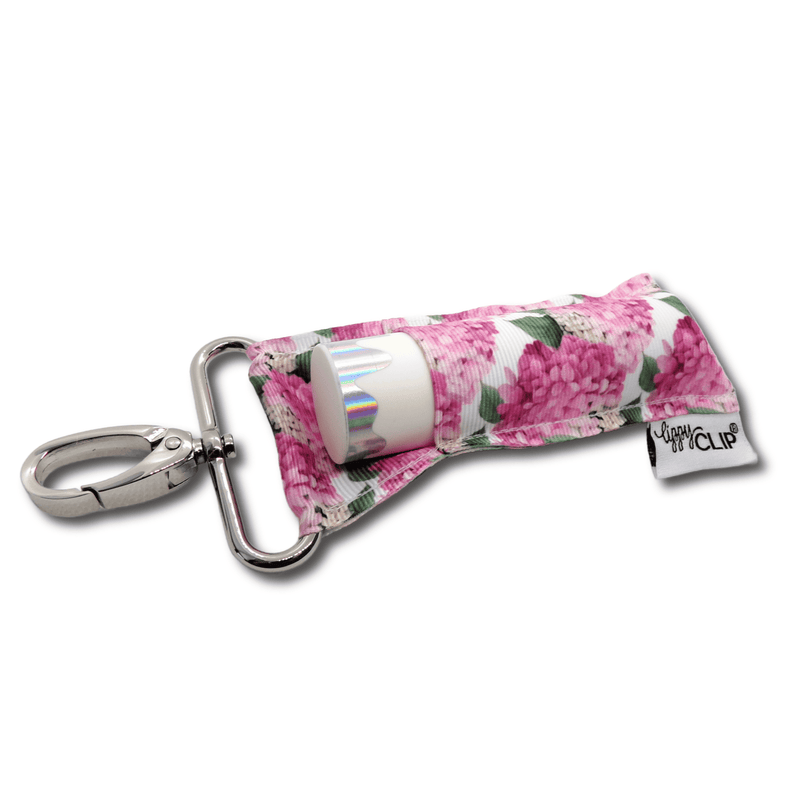 LippyClip Lip Balm Holder - Hydrangeas LippyClip KISS for Larger Lip Balms LippyClip Lip Balm Holder