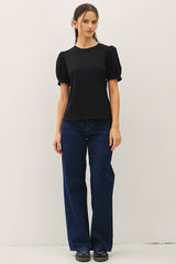 Women's Cotton Puff Sleeve T-Shirt