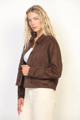 Women's Faux Suede Jacket