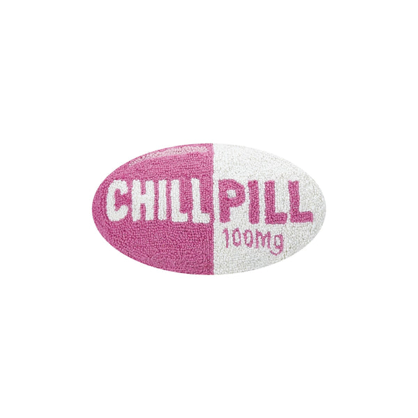 Peking Handicraft - Chill Pill Hot Pink Hook Pillow Peking Handicraft