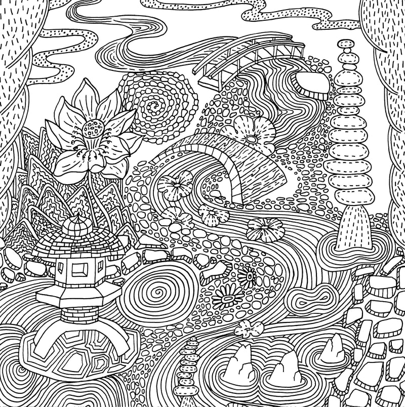 Peter Pauper Press - Serenity Artist's Coloring Book Peter Pauper Press