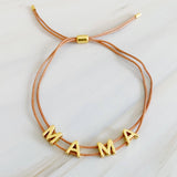 Satin String Mama Bracelet