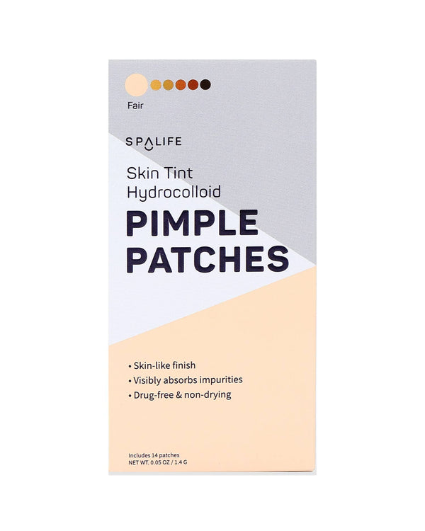 Skin tint hydrocolloid pimple patches - 14 Patches: MEDIUM DARK My Spa Life