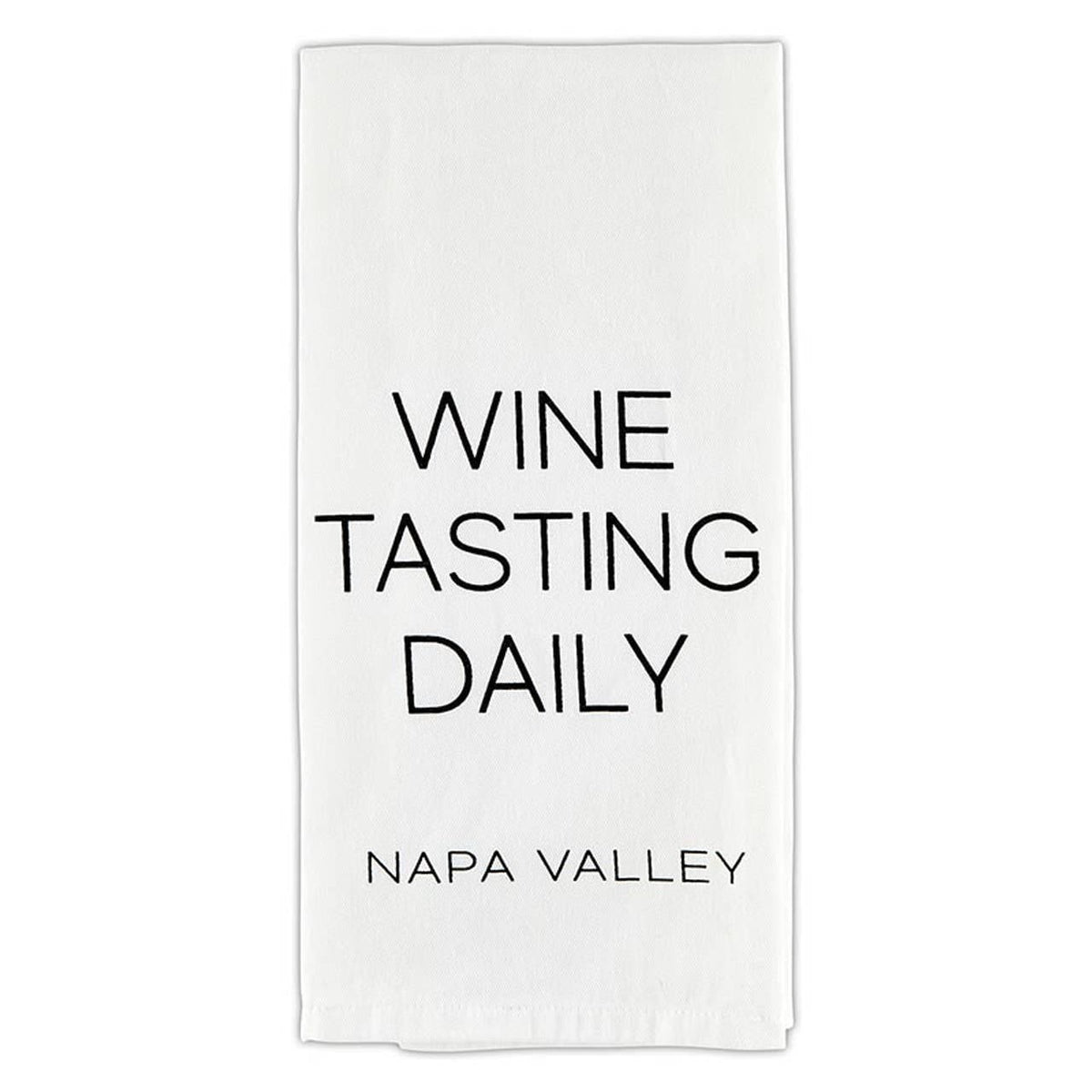 Tea Towel - Wine Tasting Daily Santa Barbara Design Studio by Creative Brands