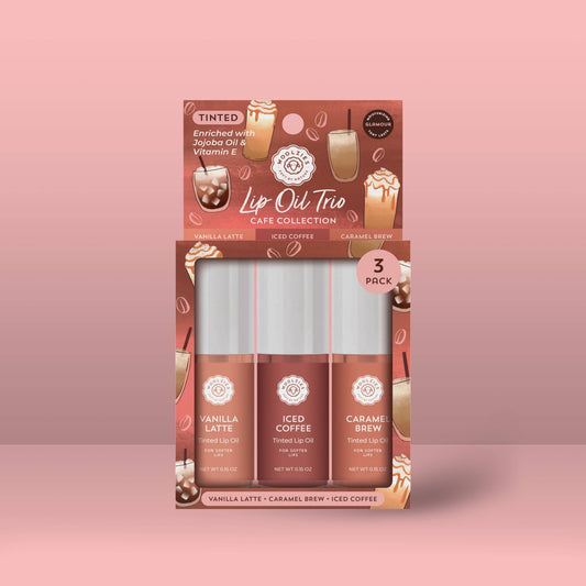 Tinted Lip Oil Trio – Café Collection