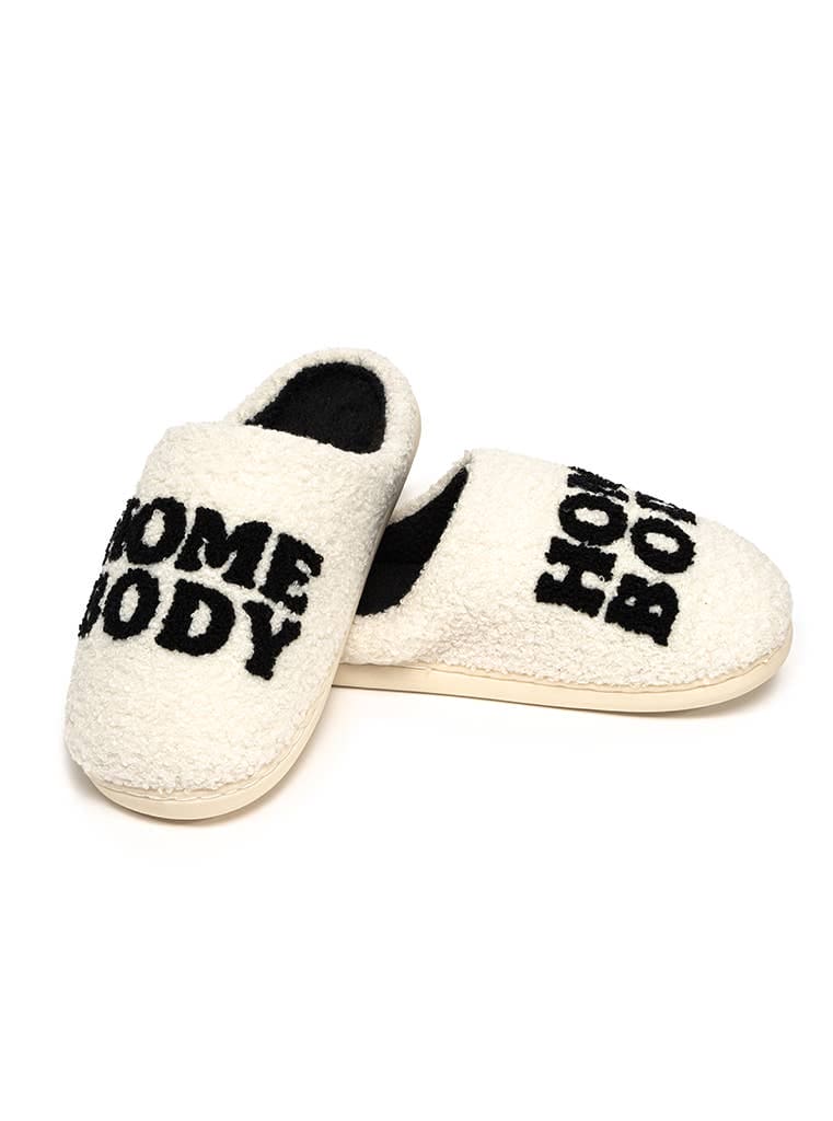 Living Royal - Indoor / Outdoor Slippers - "Home Body" - White Living Royal