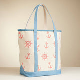 Nautical Canvas Boat & Tote Bag – Large