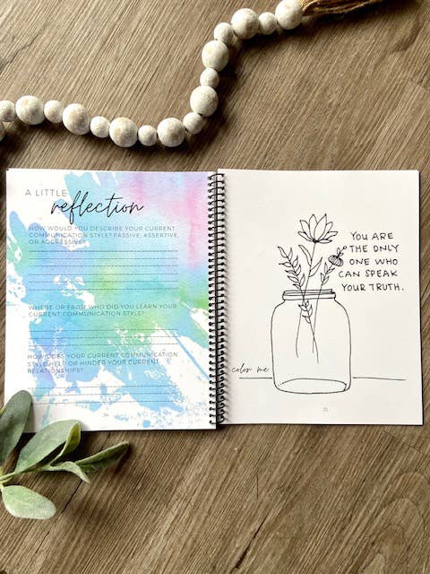 Ink + Splash - Workbook - The Art of Loving + Letting Go - Creative Journal Ink + Splash