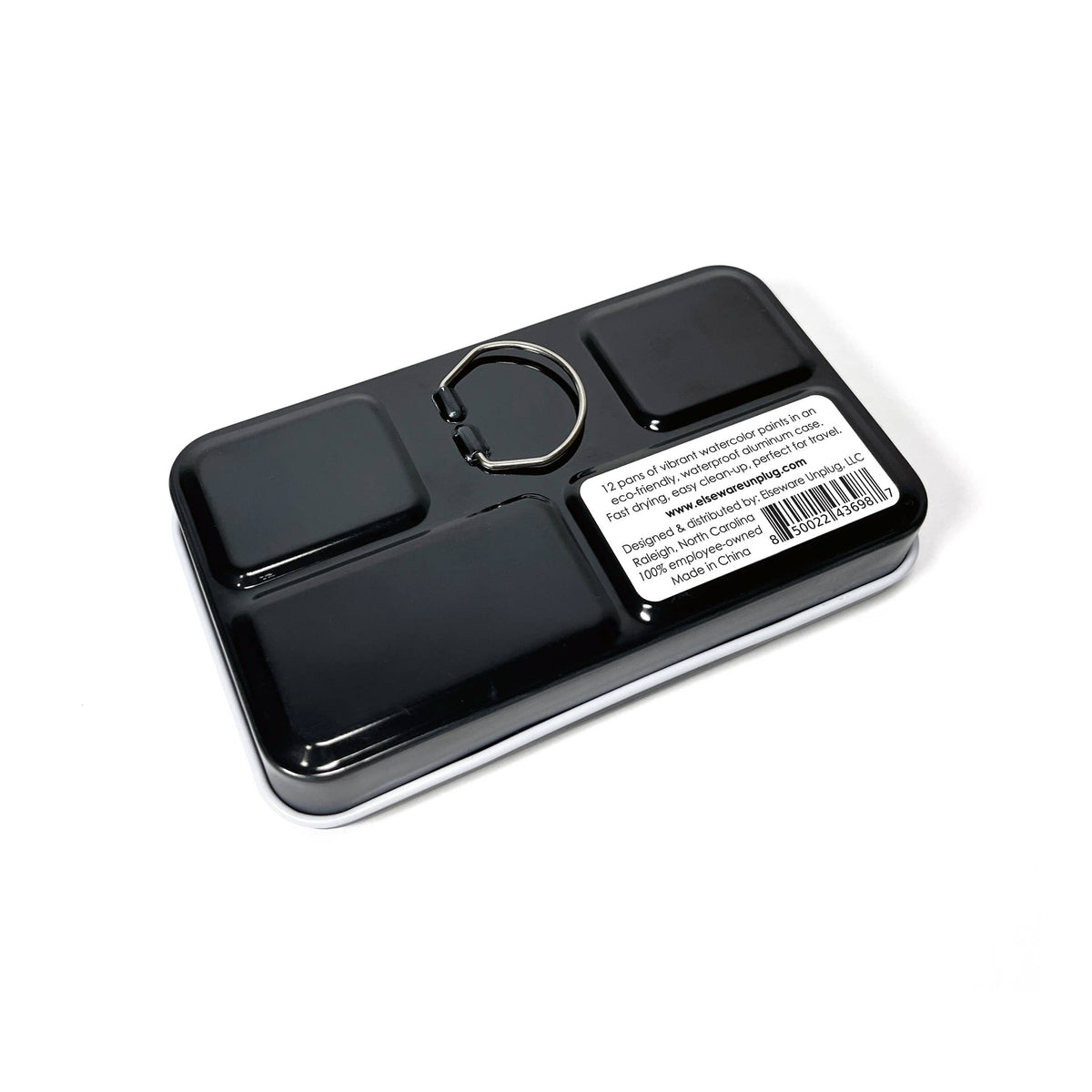 Travel-Friendly Metal Palette - 12 Colors: Watercolors-Metal Palette