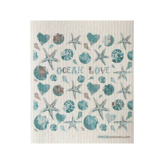 SWEDEdishcloths - Swedish Dishcloth Ocean Love SWEDEdishcloths