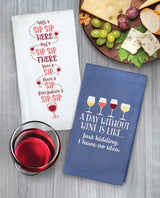 Chris’s Stuff Inc. - Day Without Wine Embroidered Kitchen Towel